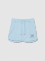 %Pto% Bermudas felpa Surf azul claro vista frontal