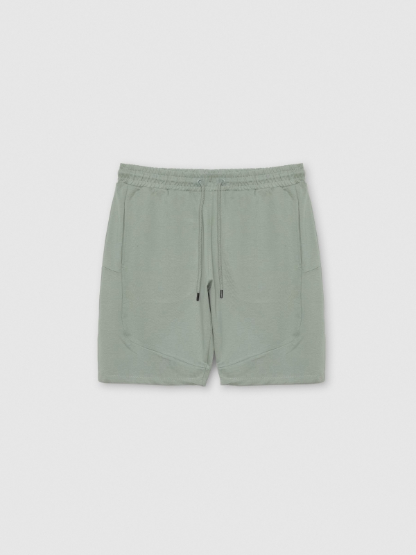  Basic Bermuda jogger green front view