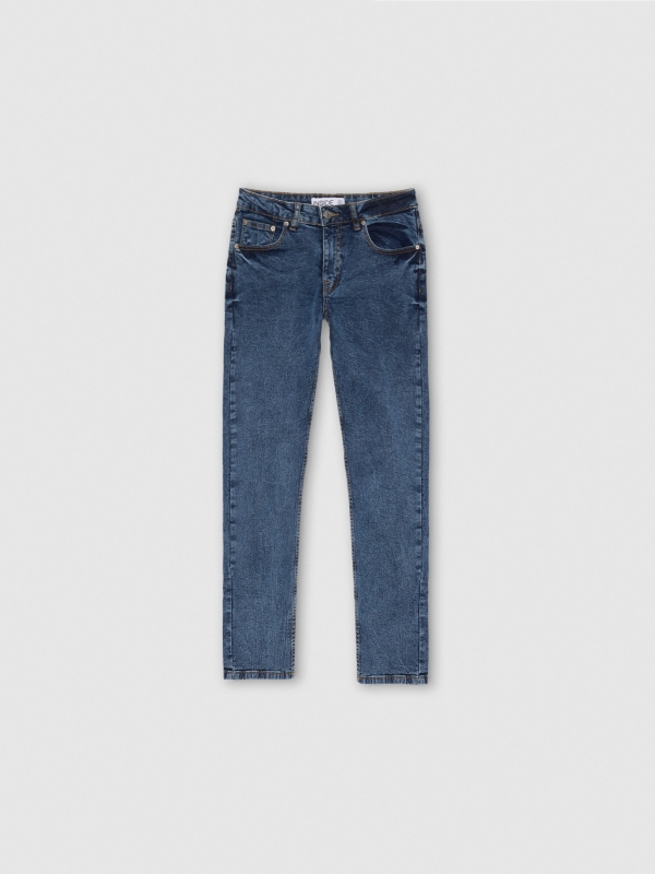  Jeans slim azul ácido azul vista frontal
