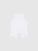 %Pto% Camiseta abertura espalda blanco vista frontal