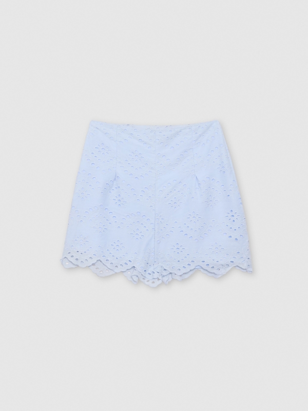 Short tiro alto con bordados