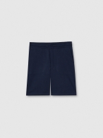 %Pto% Bermuda jogger básica azul marino vista frontal