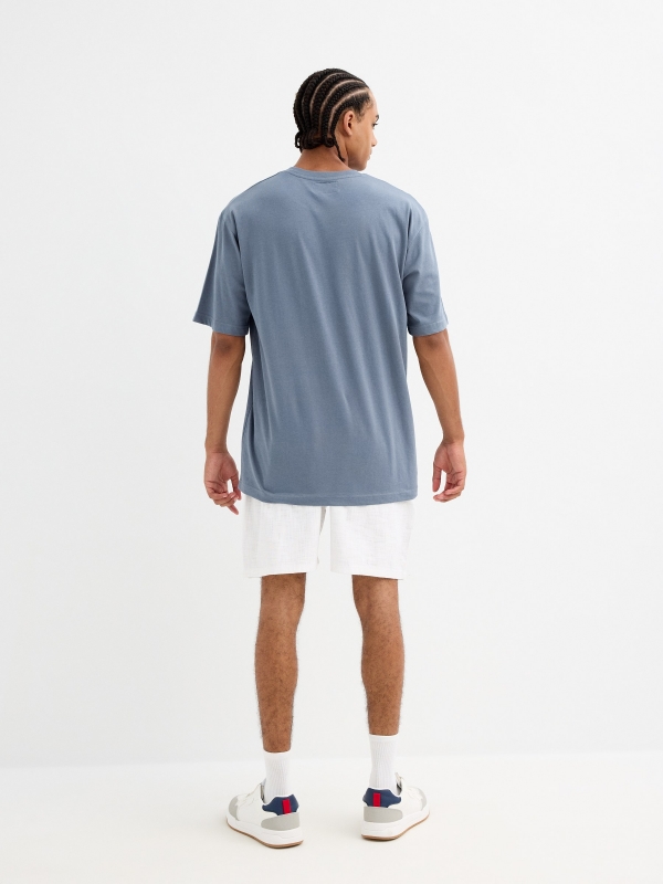 Bermuda shorts Lisa off white middle back view