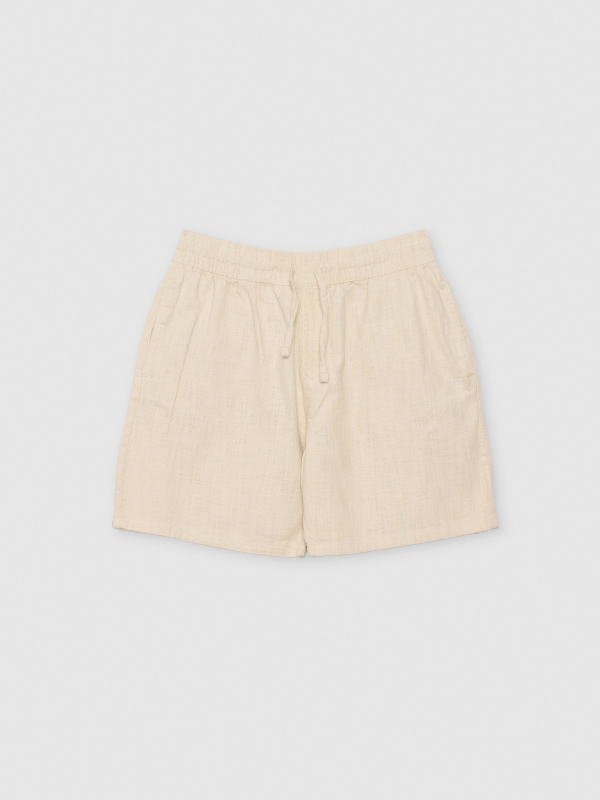  Bermuda jogger lisa beige vista frontal