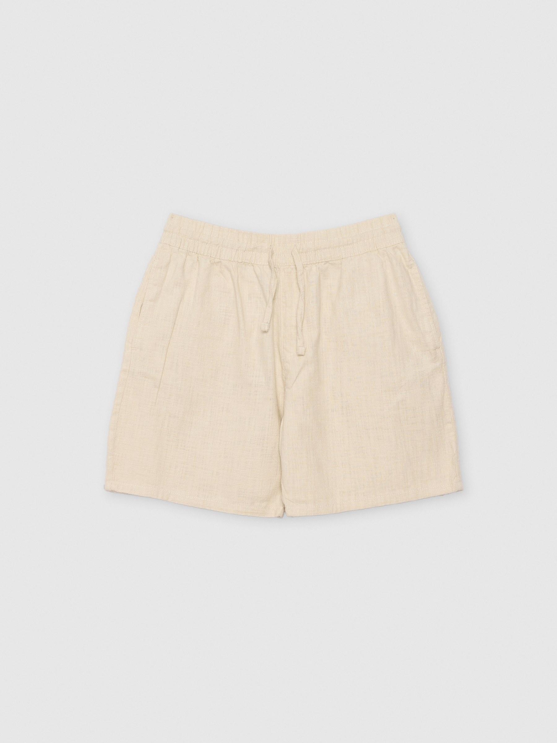 Bermuda jogger lisa beige vista media frontal