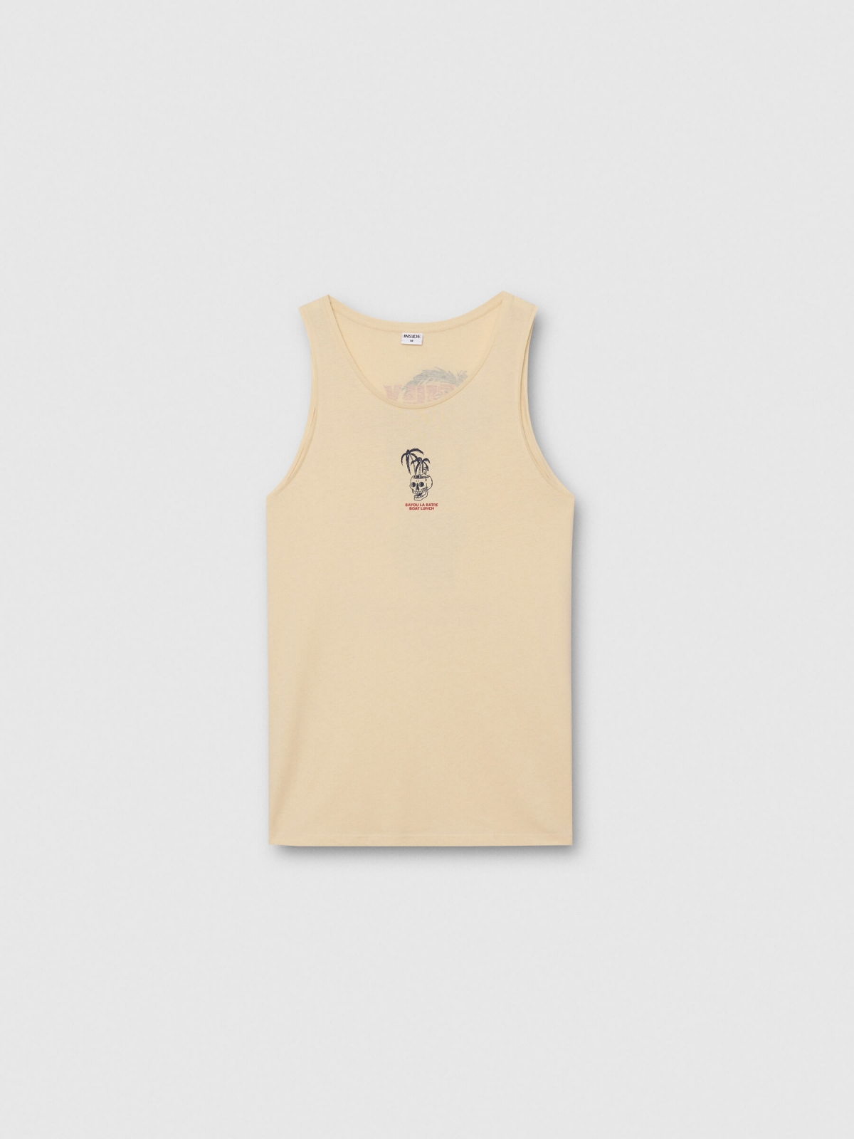 Skull tank top sand front view