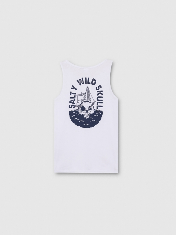 Camiseta de tirantes estampado calavera