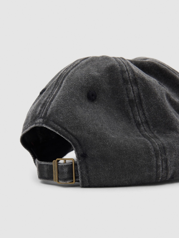 Gorra baseball Insider negro vista detalle