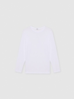 %Pto% Camiseta básica manga larga blanco vista frontal