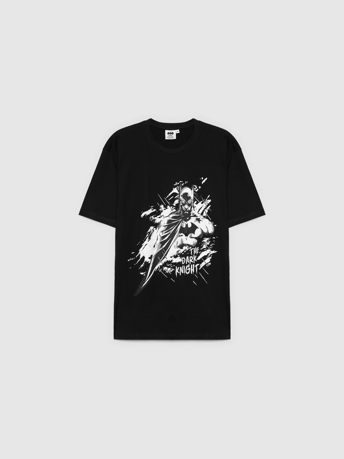 Batman t-shirt black detail view