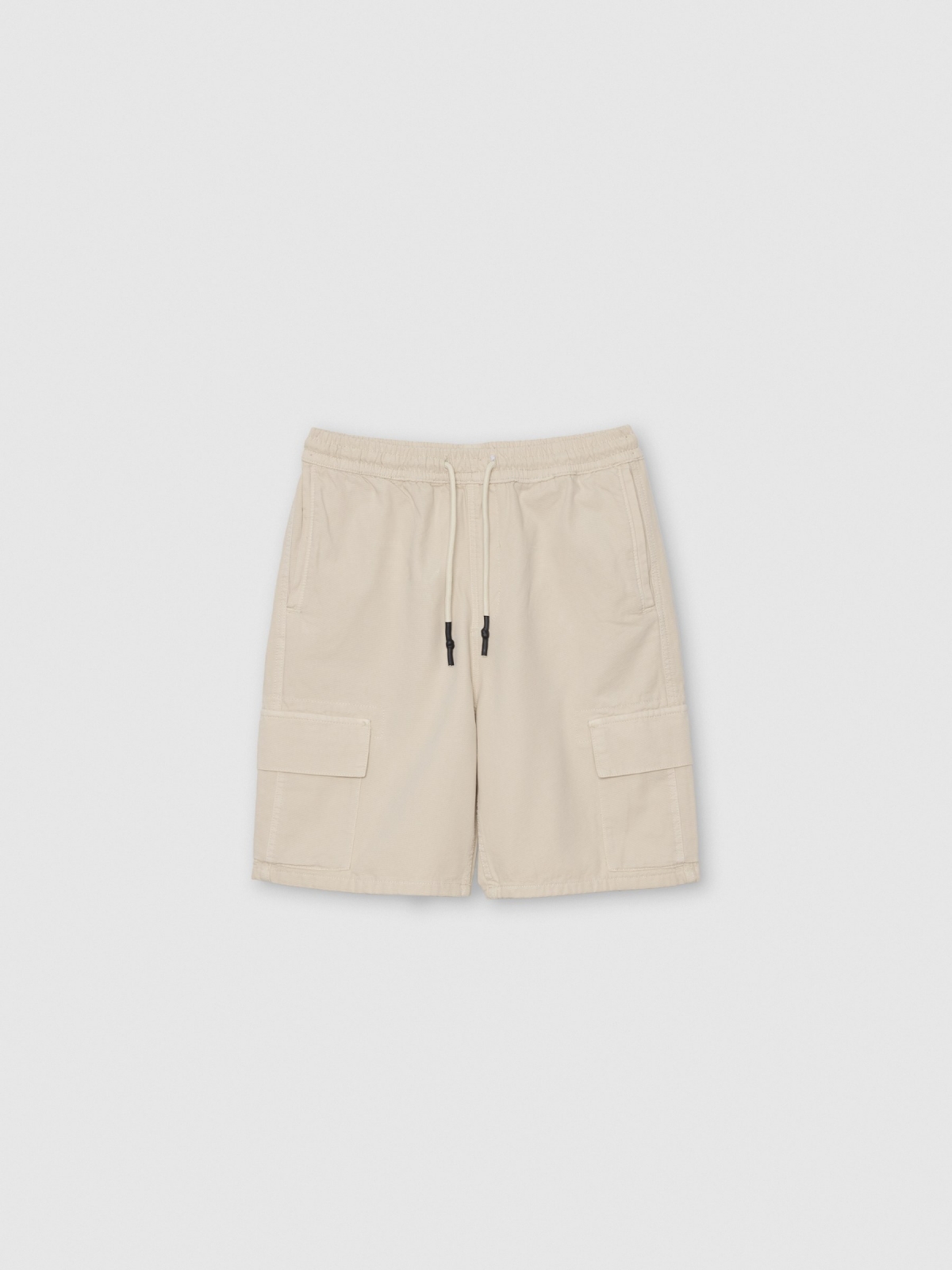  Bermuda jogger cargo crudo vista frontal