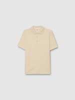 %Pto% Basic textured polo sand front view