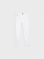 %Pto% Plain colour skinny white front view