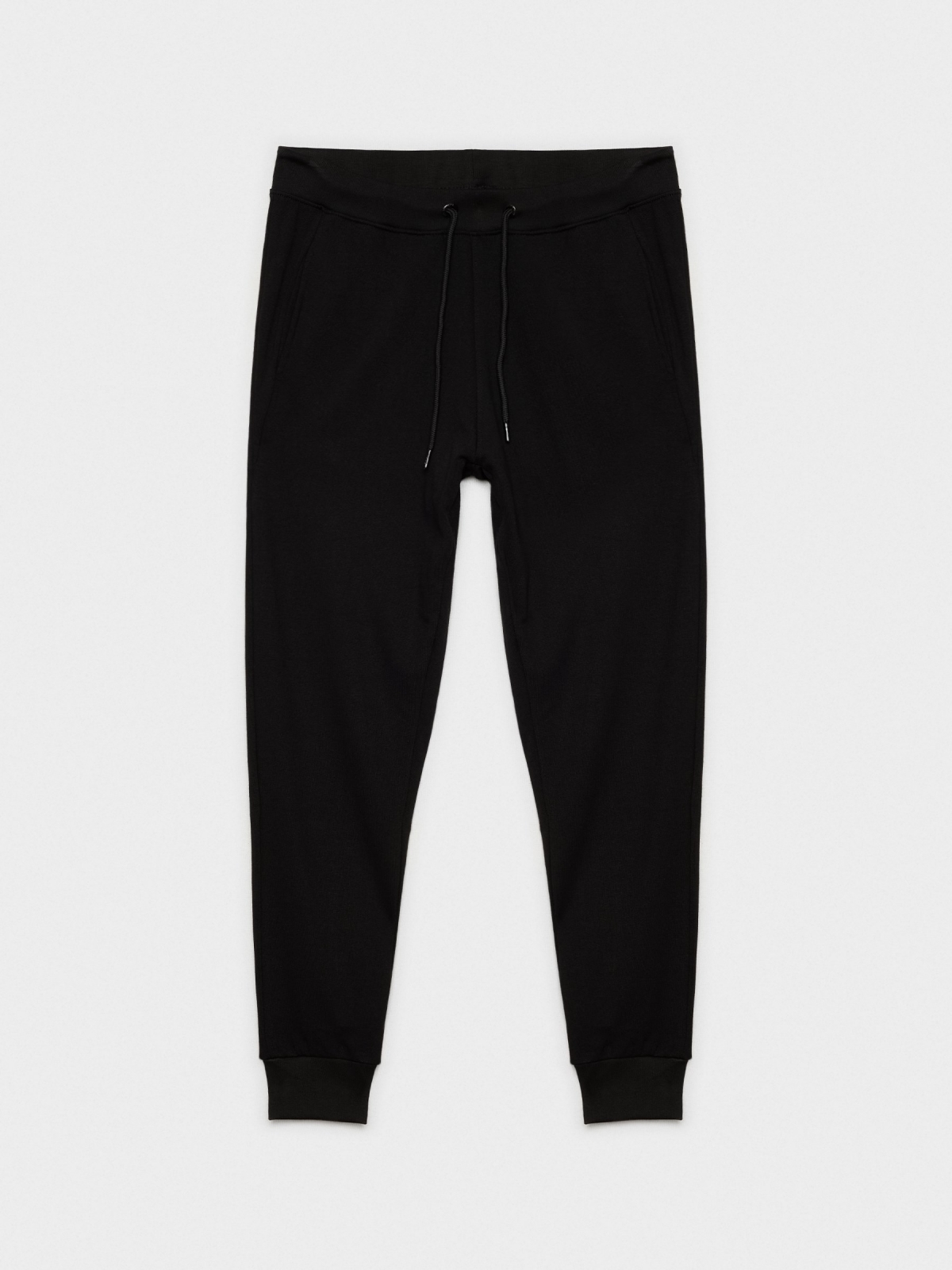 %Pto% Pantalón jogger sport negro vista frontal