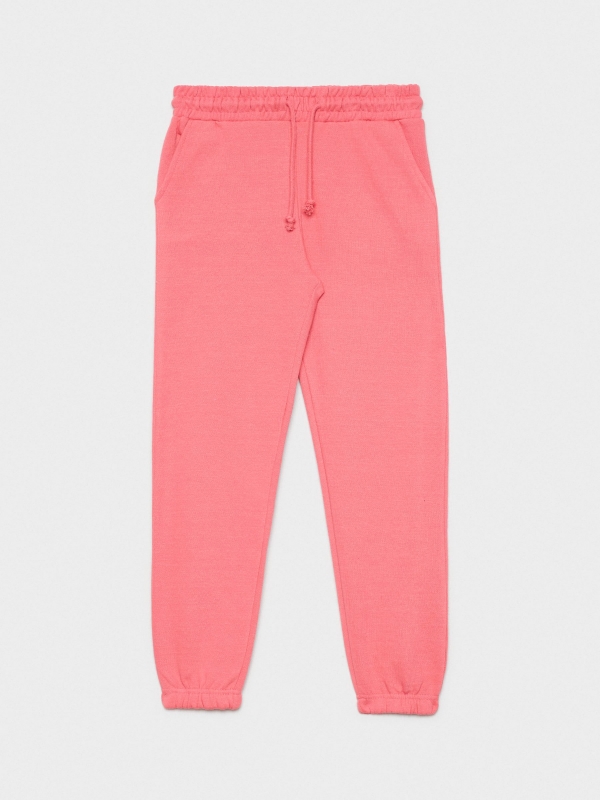  Plush joggers coral