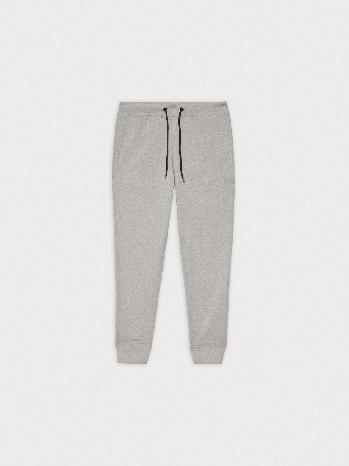  Pantalón jogger sport gris melange