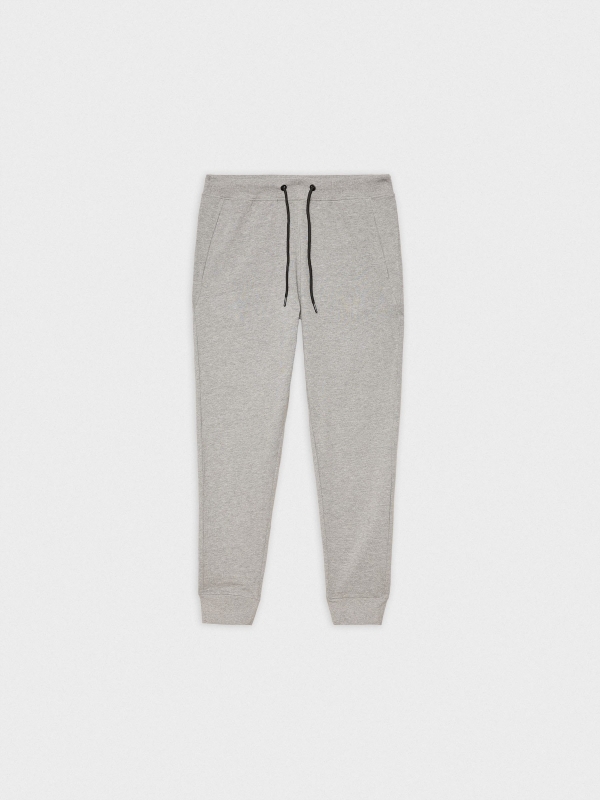  Pantalón jogger sport gris melange