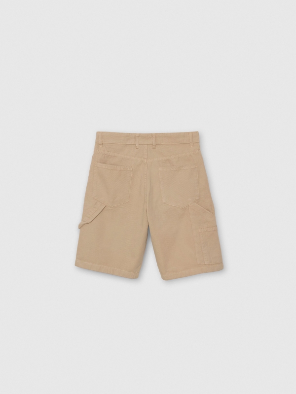 Bermuda carpenter beige back view