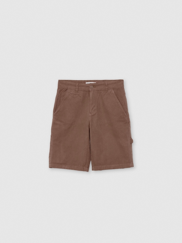  Carpinteiro das Bermudas marrom vista frontal
