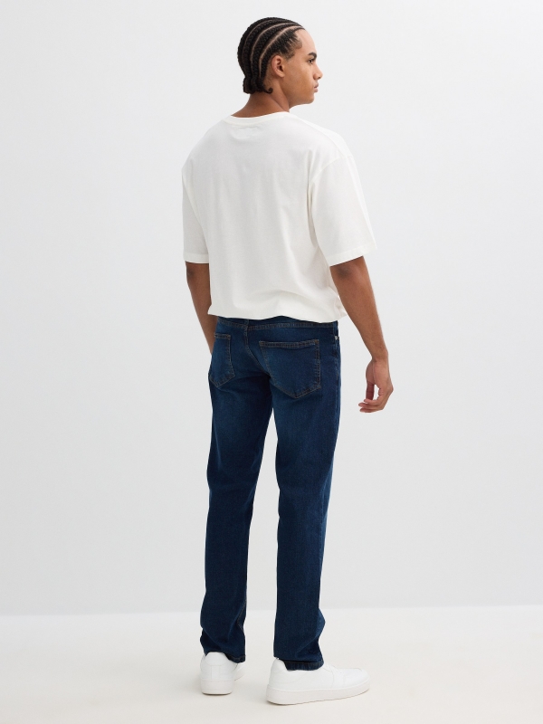 Jeans regular azul vista media frontal
