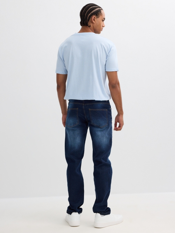 Jeans regular azul vista media frontal