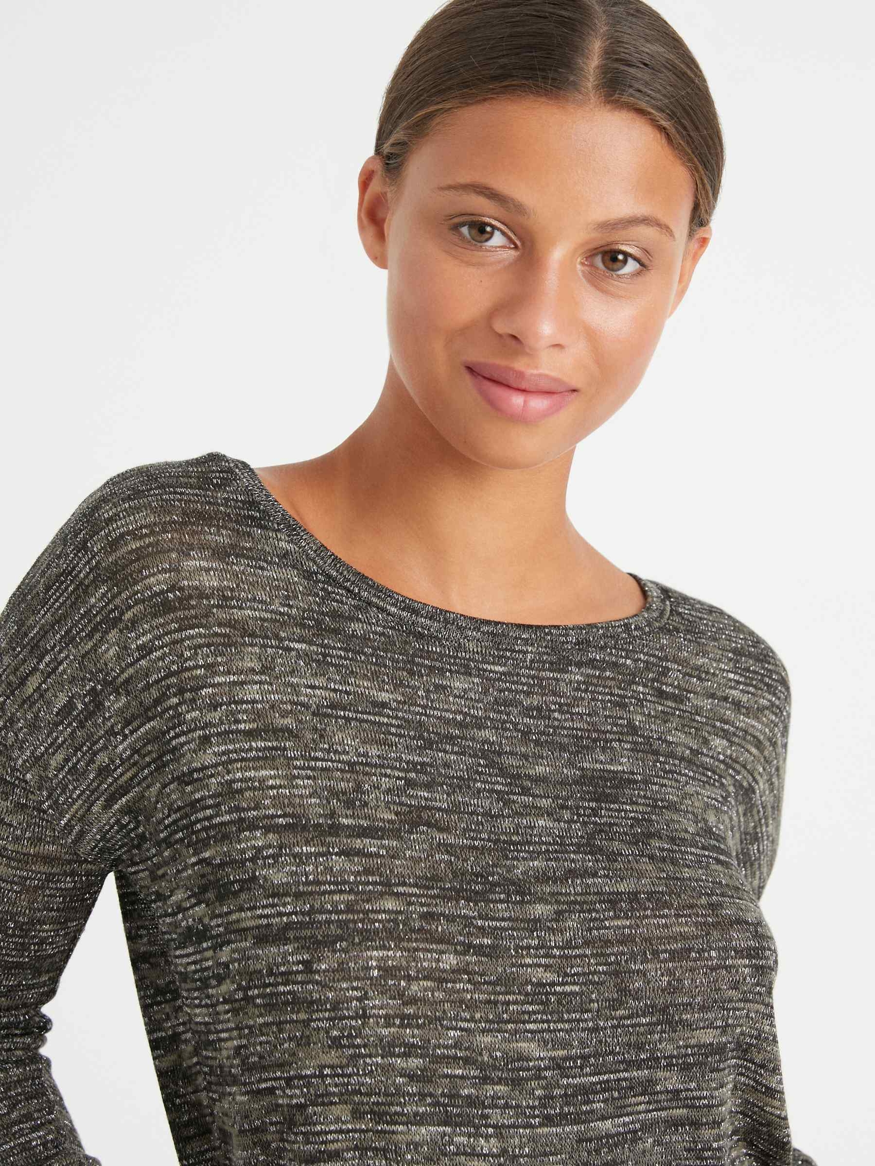 Camiseta jaspeado en colores verde vista media frontal