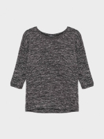 %Pto% Camiseta jaspeado en colores gris oscuro