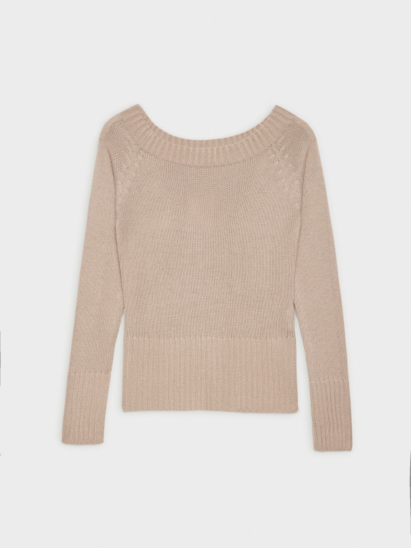  Marbled boat sweater beige