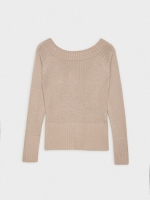 %Pto% Marbled boat sweater beige