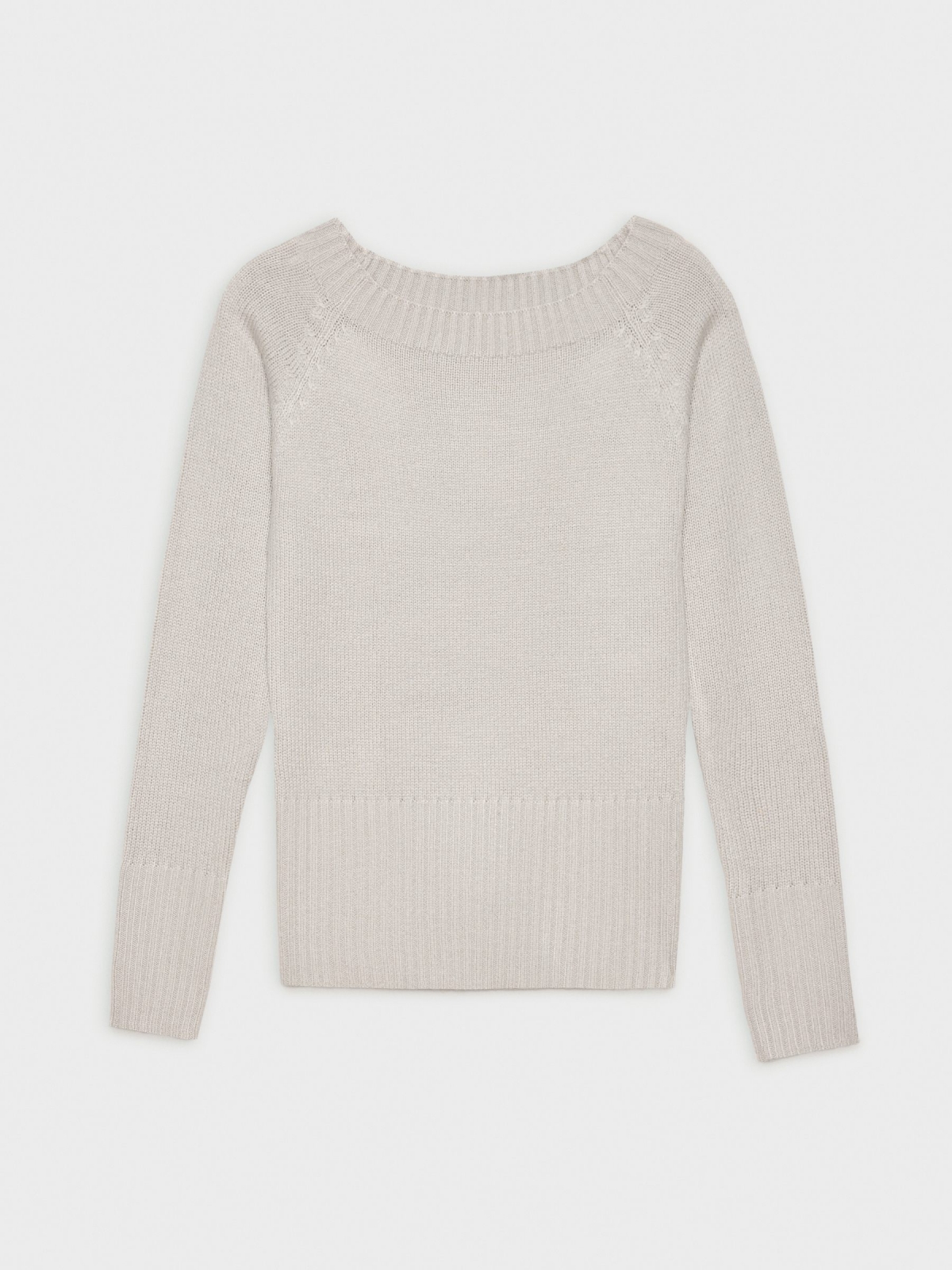 %Pto% Marbled boat sweater grey