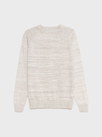 %Pto% Basic mottled sweater light grey