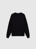 %Pto% Plain sweater round neck black front view