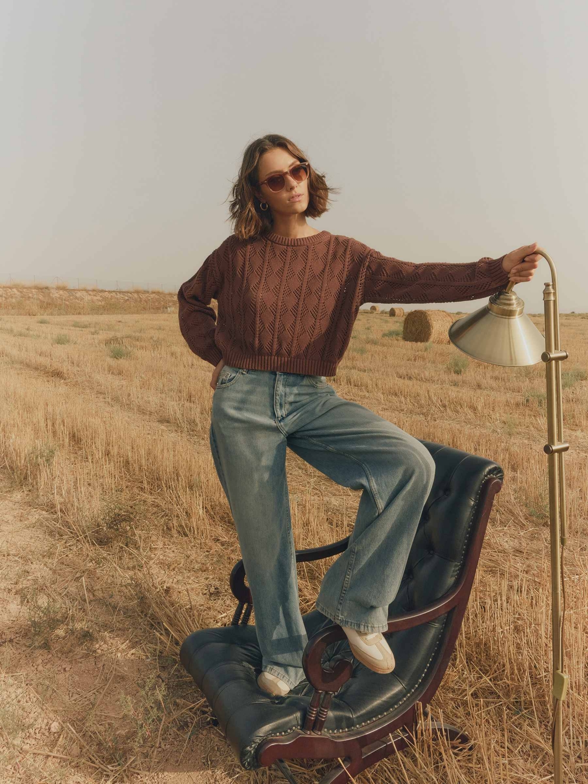 %New% Blue washed wide leg high rise jeans blue %New% Blue washed wide leg high rise jeans blue