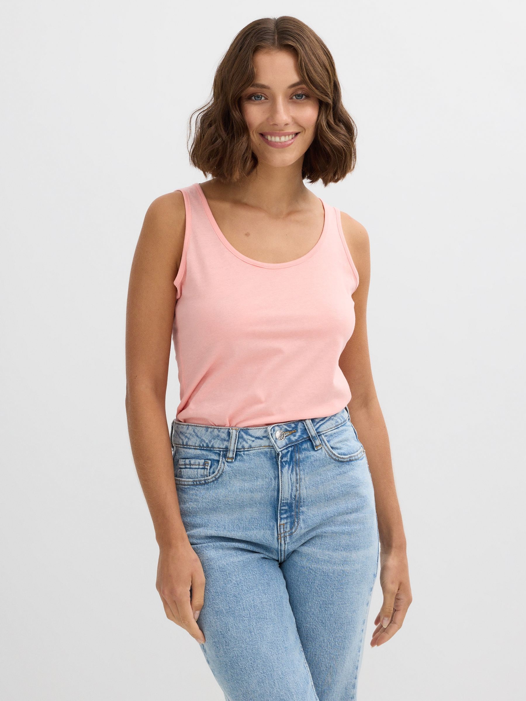 INSIDE Camiseta de tirantes básica, Rosa, L