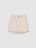 %Pto% Short beige tweezers beige front view