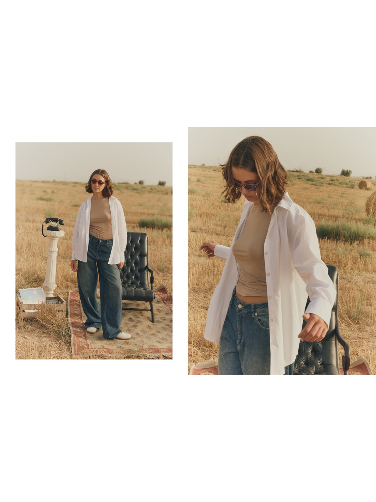 %NewExtra% Camisa popelín blanca blanco