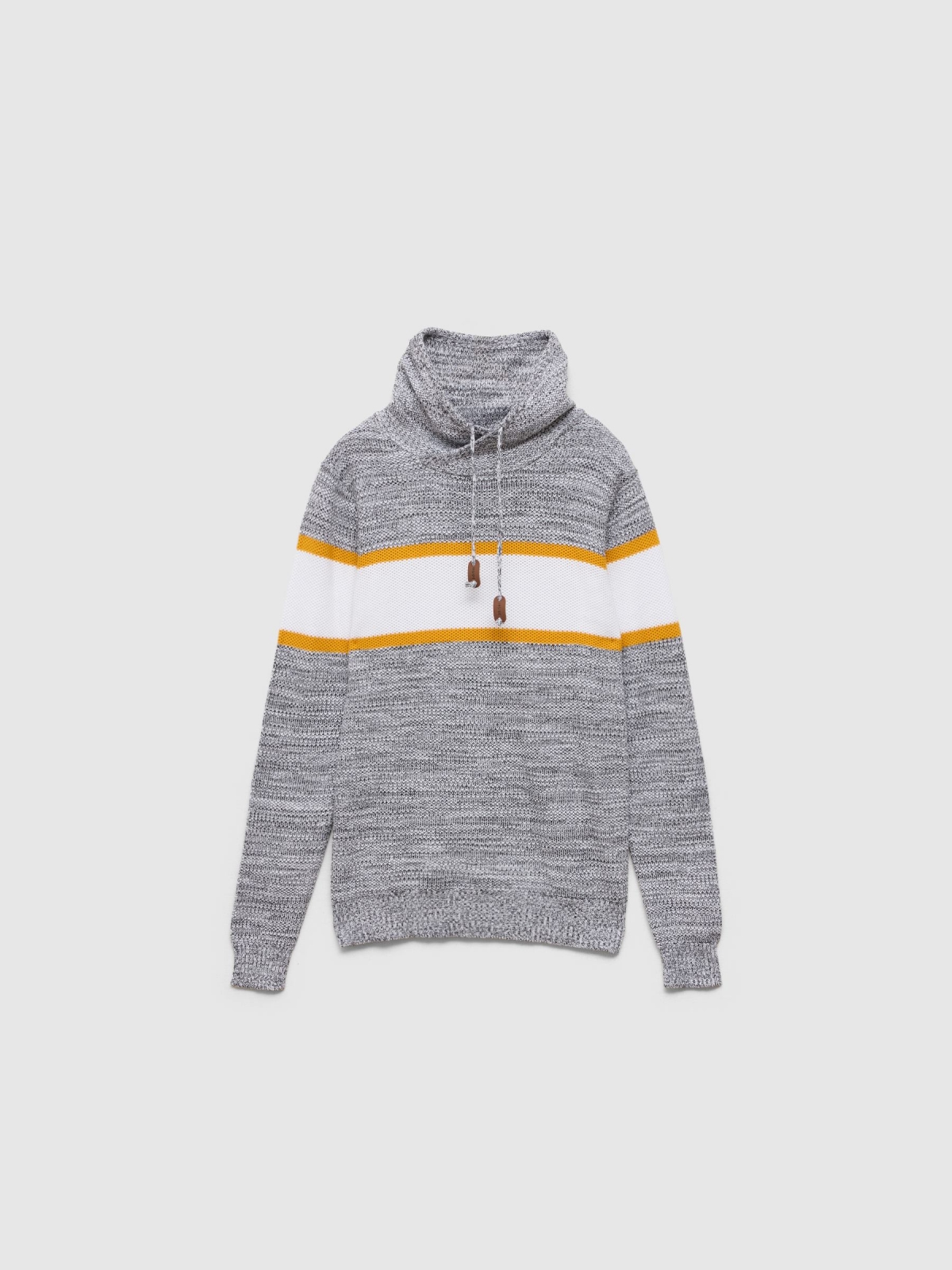 %Pto% Jersey de rayas amarillo vista frontal