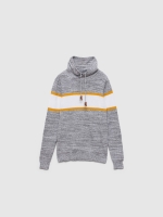 %Pto% Jersey de rayas amarillo vista frontal