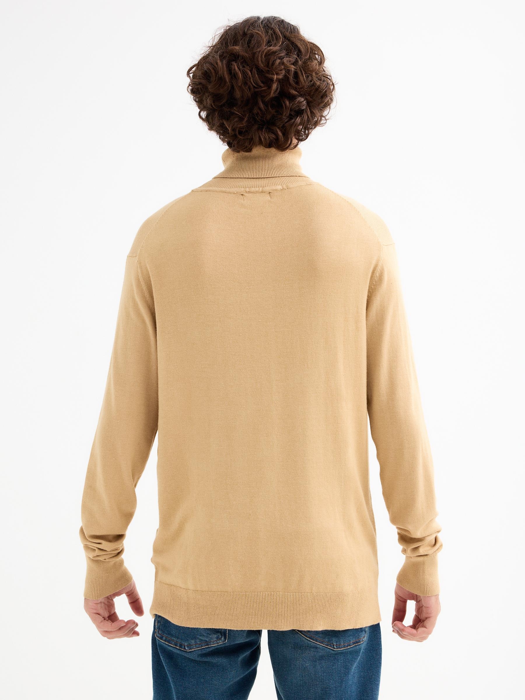 Basic swan sweater beige middle front view