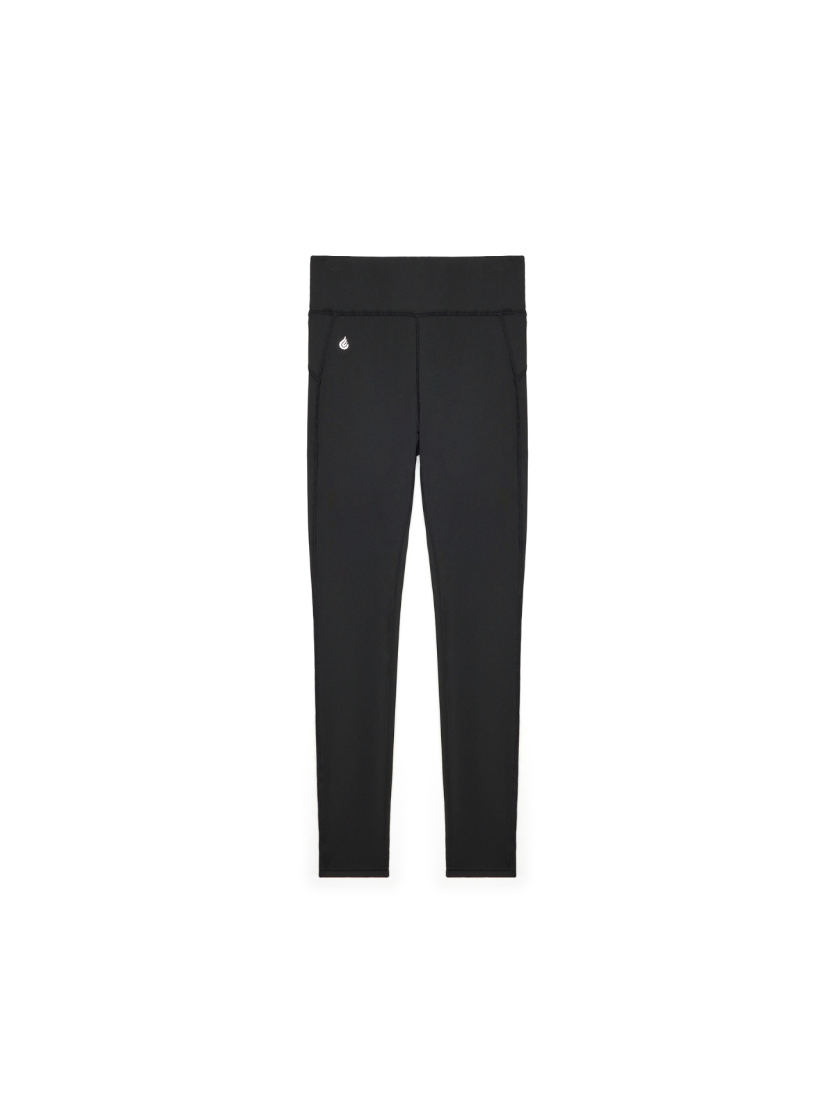  High-waisted leggings black front view