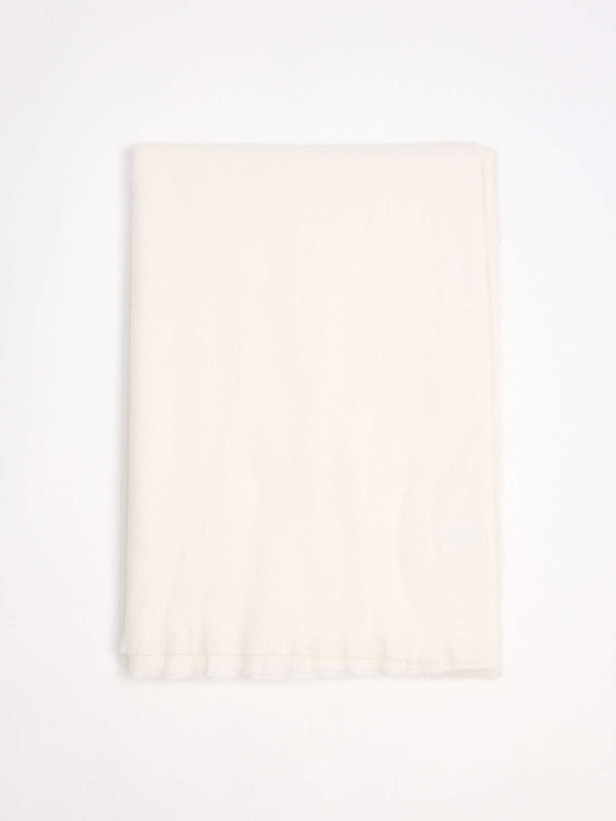 Basic ivory white scarf white