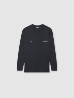 %Pto% Camiseta manga larga cinta gris vista frontal