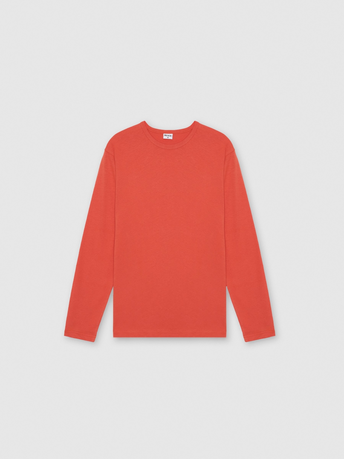 %Pto% Basic long sleeve t-shirt orange front view