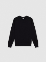 %Pto% Basic sweatshirt with text black front view