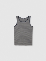 %Pto% Camiseta de tirantes rayas melange medio vista frontal