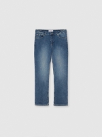 %Pto% Jeans high rise straight azul azul vista frontal