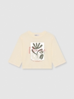%Pto% Muse print t-shirt off white front view