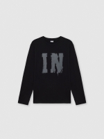 %Pto% Long sleeve shirt Inside black front view
