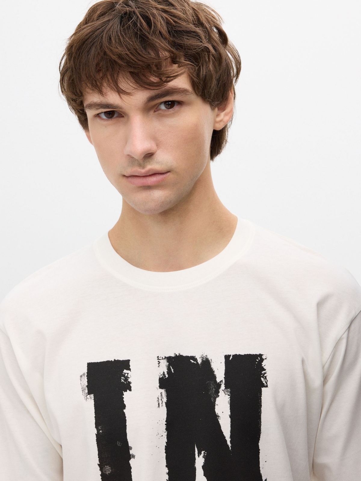 Long sleeve shirt Inside raw detail view