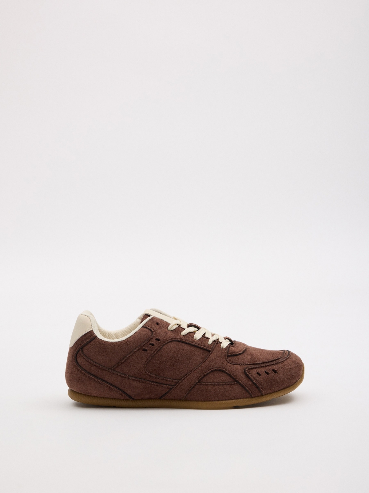 Zapatilla deportiva casual marrón marrón oscuro